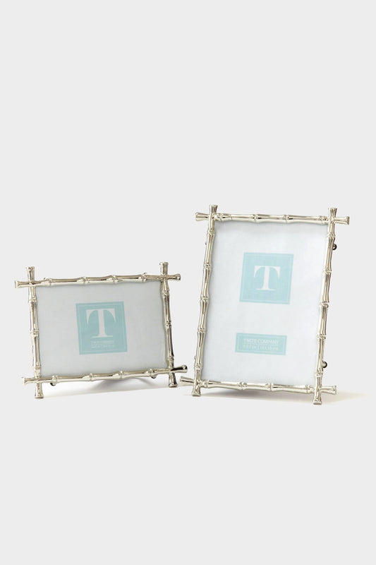 4x6 Bamboo Silver Frame